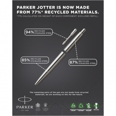 Logo trade firmakingi pilt: Parker Jotter SS pastapliiats