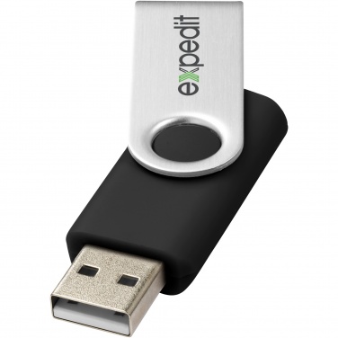 Logotrade reklaamkingi foto: Pööratav põhiline 16 GB USB-mälupulk
