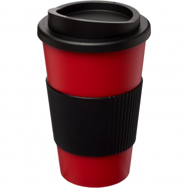 Logo trade firmakingid foto: Americano® 350 ml silikoonist võruga kohvitops