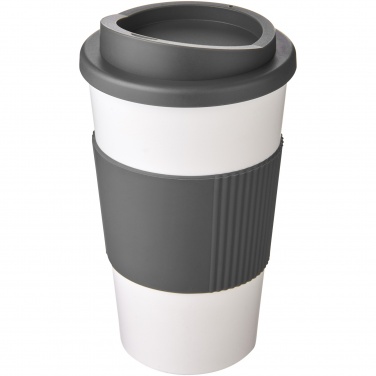 Logo trade reklaamkingituse pilt: Americano® 350 ml silikoonist võruga kohvitops