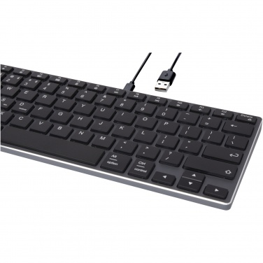 Logo trade reklaamkingi pilt: Hübriidjõudlusega Bluetooth-klaviatuur – QWERTY