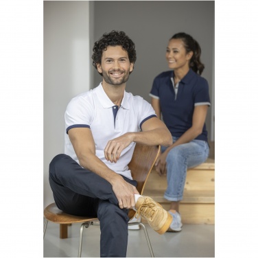 Logotrade firmakingitused pilt: Morgani lühikeste varrukatega naiste kahetooniline polo