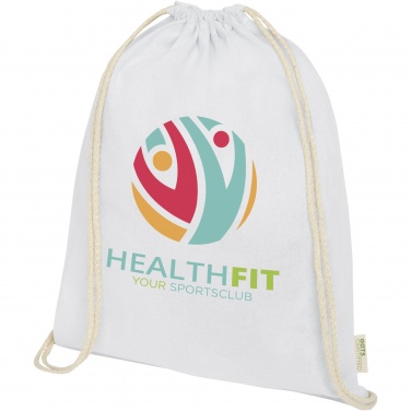 Logo trade meened foto: Orissa 140 g/m² orgaanilisest puuvillast nööriga kott 5L