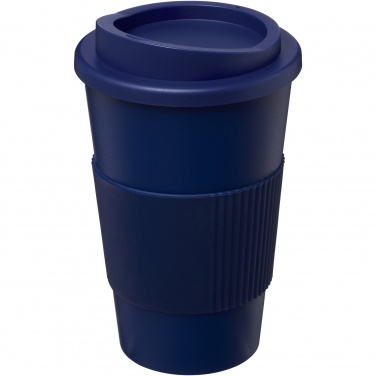 Logo trade reklaamtooted foto: Americano® 350 ml silikoonist võruga termoskruus