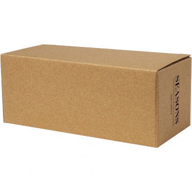 Logotrade reklaamkingituse foto: Manti 2-osaline 100 ml topeltseinaga klaasist tass bambusest alusega 