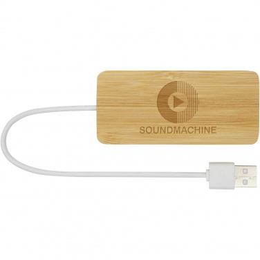 Logo trade firmakingituse pilt: Tapase bambusest USB-jaotur