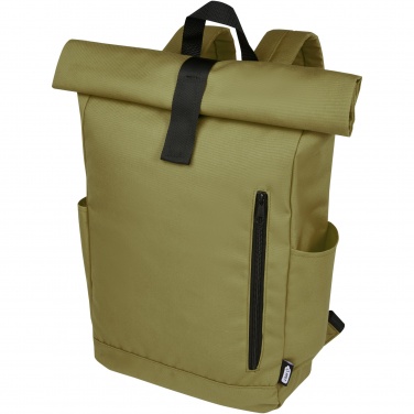 Logo trade firmakingi pilt: Byron 15,6" GRS RPET rull-top seljakott 18L