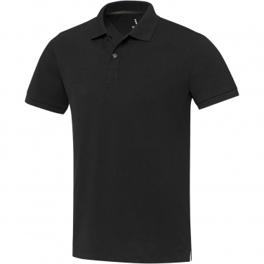 Logo trade reklaamkingid foto: Emerald lühikeste varrukatega unisex Aware™ taaskasutatud polo