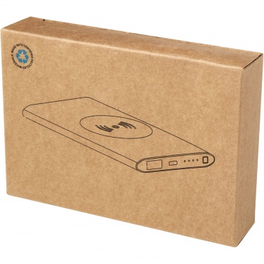 Logotrade ärikingituse foto: Juice 4000 mAh Type-C taaskasutatud alumiiniumist juhtmevaba toitepank 