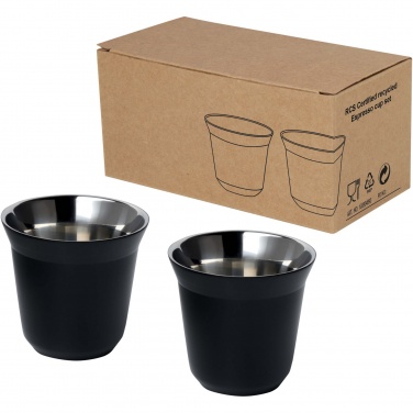 Logotrade firmakingi foto: Duo 80 ml RCS sertifikaadiga roostevabast terasest espressotassi komplekt 