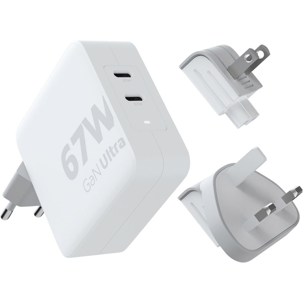Logotrade firmakingid pilt: Xtorm XVC2067 GaN Ultra 67W reisilaadija 100W USB-C PD-kaabliga