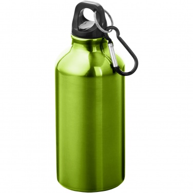 Logotrade reklaamkingi foto: Oregon 400 ml alumiiniumist veepudel karabiiniga