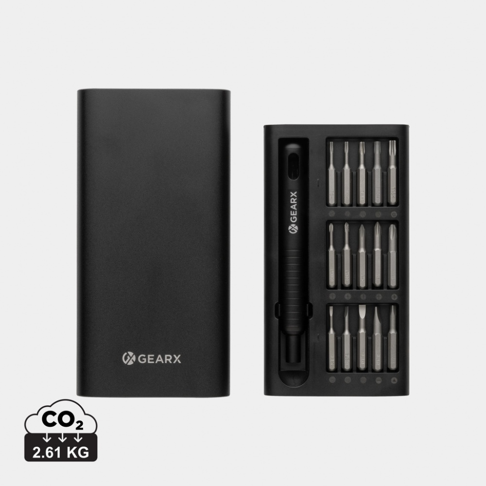 Logo trade reklaamtoote pilt: Gear X 31 in 1 täppiskruvikeerajate komplekt