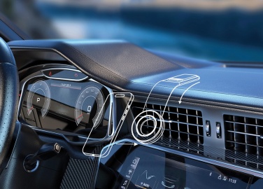 Logotrade reklaamkingitused pilt: DriveGrip RCS taaskasutatud plastist universaalne magnetiline autohoidik