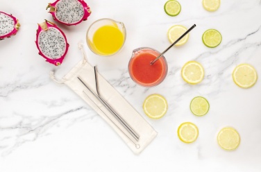 Logo trade firmakingitused foto: Korduvkasutatav roostevabast terasest 3 tk põhukomplekt