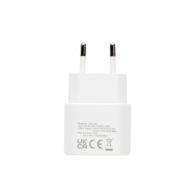 Logo trade reklaamkingitused foto: Boost RCS taaskasutatud PET 20W tüüpi C 2 tk laadimiskomplekt