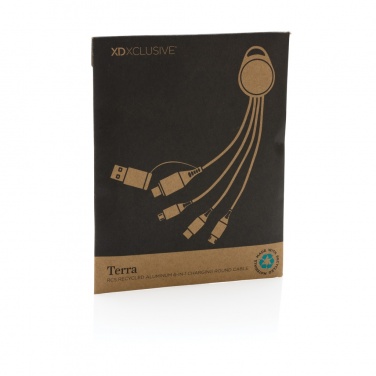 Logotrade ärikingitused pilt: Terra RCS taaskasutatud alumiiniumist 6-in-1 laadimiskaabel