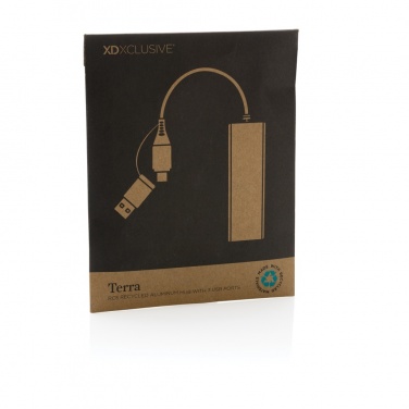 Logotrade firmakingituse foto: Terra RCS taaskasutatud alumiiniumist jaotur 3 USB-pordiga