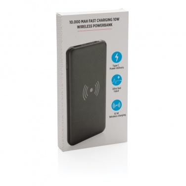 Logo trade ärikingi pilt: 10 000 mAh kiirlaadimine 10 W juhtmeta akupank