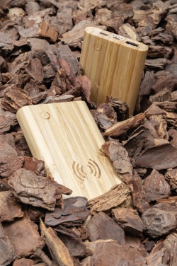 Logotrade reklaamkingid pilt: Bambusest 5000 mAh akupank