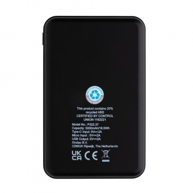 Logotrade firmakingitused pilt: RCS taaskasutatud plastist 5000 mAh Powerbank