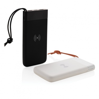 Logo trade meened foto: Aria 8000 mAh 5W juhtmevaba laadimise akupank