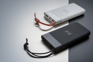 Logo trade firmakingi pilt: Aria 8000 mAh 5W juhtmevaba laadimise akupank
