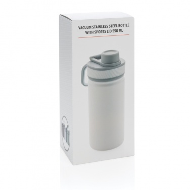 Logotrade reklaamkingitused pilt: Roostevabast terasest vaakumpudel spordikaanega 550ml