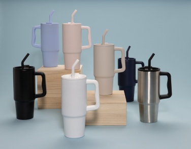 Logo trade ärikingi pilt: Embrace deluxe roostevabast terasest termoskruus, 900 ml