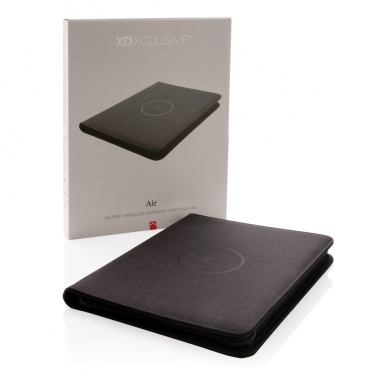 Logotrade ärikingi foto: Air 5W juhtmevaba laadimisega portfolio A4 koos 5000 mAh akupangaga