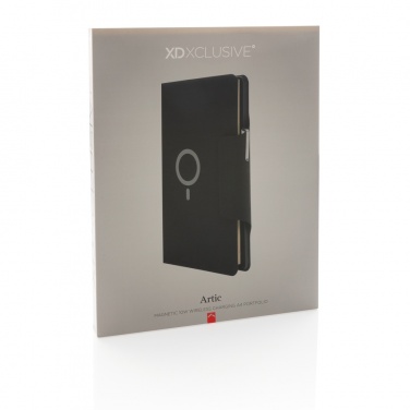 Logo trade reklaamtooted foto: Artic Magnetic 10W juhtmevaba laadimisega A4 portfell