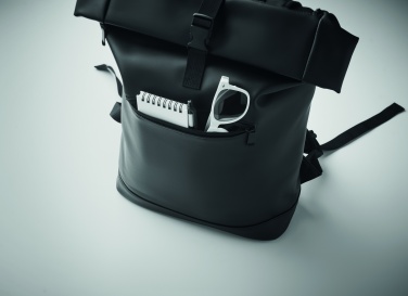 Logotrade meene foto: Sülearvuti PU Rolltop seljakott