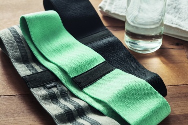 Logo trade ärikingi pilt: Komplektis 3 fitnessrihma kotis