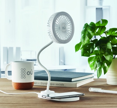 Logo trade ärikingituse pilt: Valgusega laualaadija ventilaator