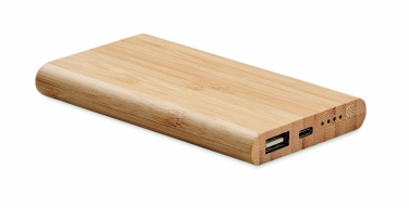 Logotrade ärikingid pilt: 4000 mAh bambusest akupank