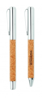 Logo trade meene pilt: Metallist pastapliiatsi komplekt korgikarbis