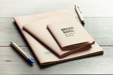 Logo trade reklaamkingitused foto: A6 taaskasutatud märkmik 80 tavaline