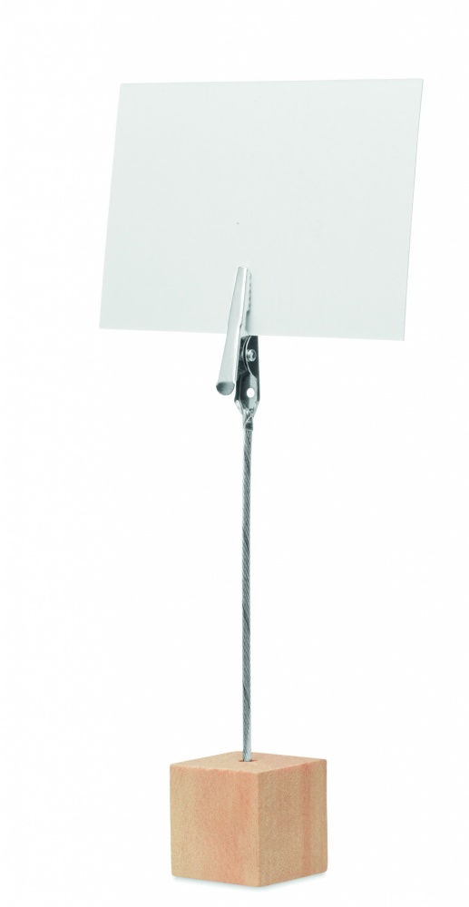 Logotrade reklaamkingituse foto: Männipuidust klambrihoidja