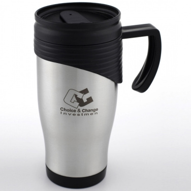 Logo trade ärikingituse pilt: Roostevabast terasest termotass EL PASO 400 ml