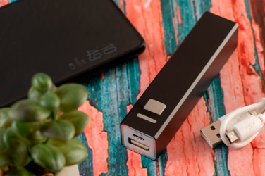 Logotrade reklaamtoote foto: Metallist akupank PORT HOPE 2200mAh