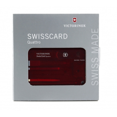 Logo trade reklaamkingituse pilt: SwissCard Quattro Victorinox