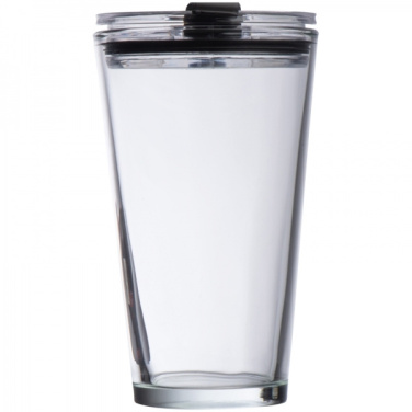 Logotrade ärikingitused pilt: Kaanega klaasist kruus WATTENSCHEID 400 ml