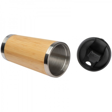 Logotrade meened pilt: Roostevabast terasest kruus BAMBOOGARDEN 400 ml