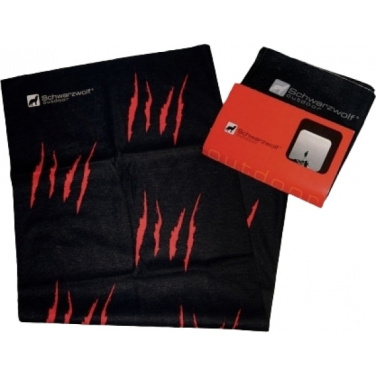 Logotrade reklaamkingitused pilt: Multifunktsionaalne bandaan BANDANA Schwarzwolf
