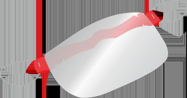 Logotrade reklaamtoote foto: HESTIA näokaitse - läbipaistev mask suu ja nina jaoks 1452162