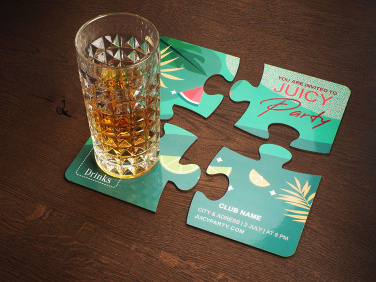 Logotrade reklaamkingituse foto: Komplekt 4 PUZZLE tassialust 1835117