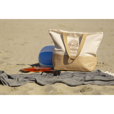 Logotrade meened pilt: Cancun Beachbag orgaaniline puuvill (320 g/m²)