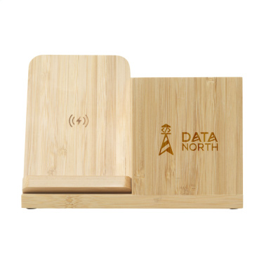 Logotrade reklaamkingid pilt: Bamboo Boss 15W laadija/pliiatsihoidja