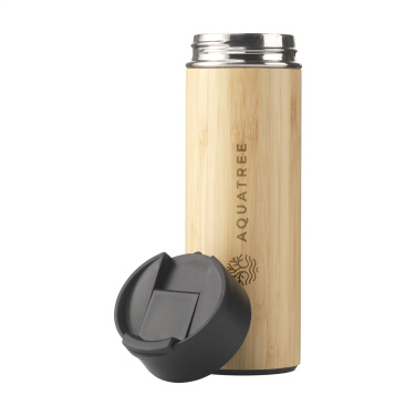 Logo trade ärikingituse pilt: Sakura 360 ml bambusest termopudel/termotass
