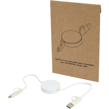 Logotrade reklaamtooted pilt: Citala 5-in-1 taaskasutatud plastist 90 cm kiirlaadimiskaabel